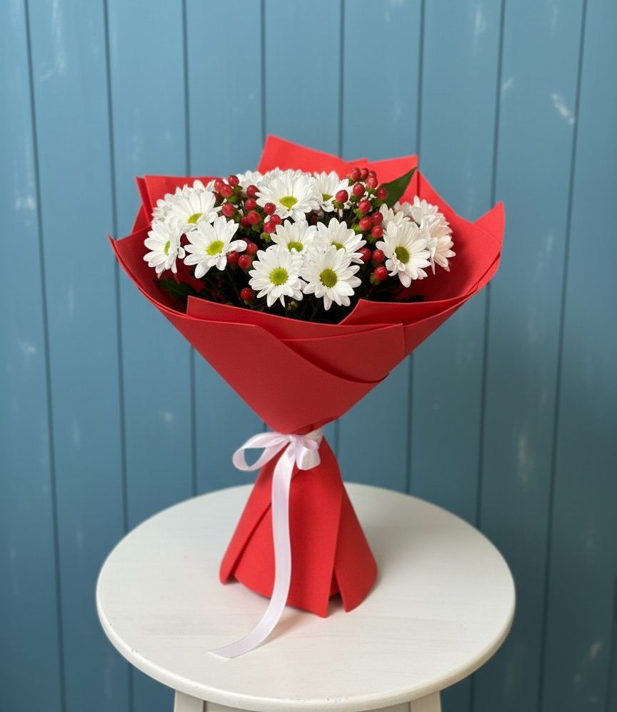 Букет цветов из: Хризантемы в Задонске