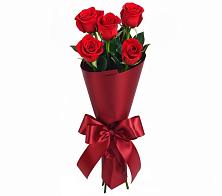 Букет 5 Красных роз Эдлесс Лав в Задонске