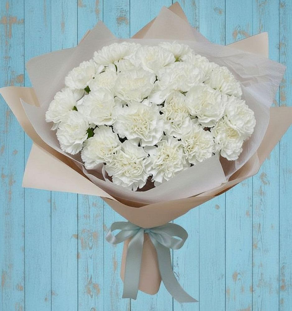 Букет цветов из: Гвоздики в Задонске