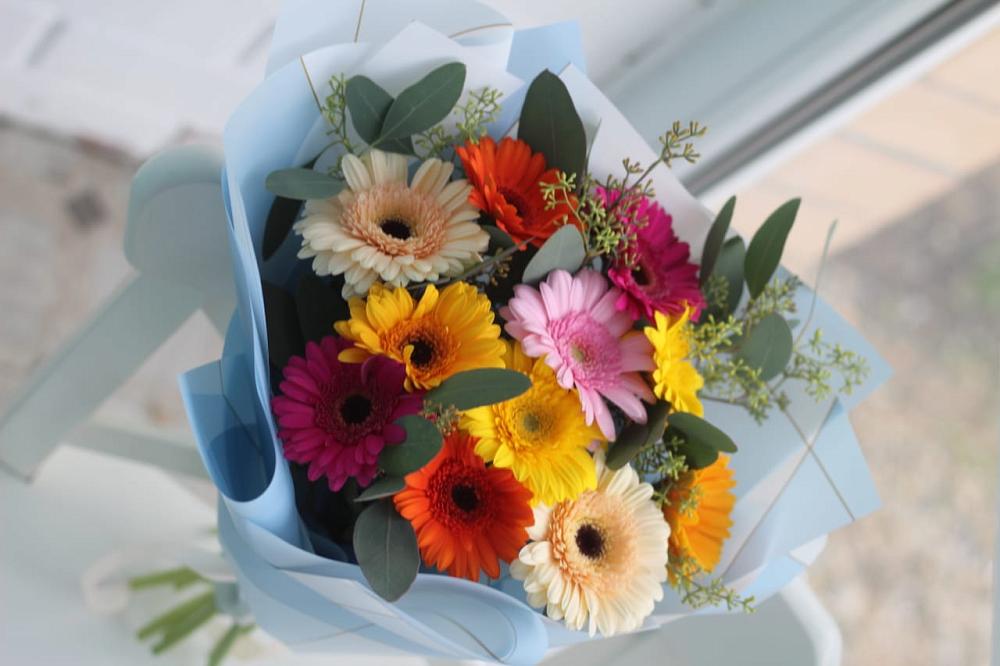 Букет цветов из: Герберы в Задонске