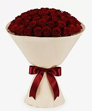 Букет 101 Бордовая роза Блэк Бакарра в Задонске