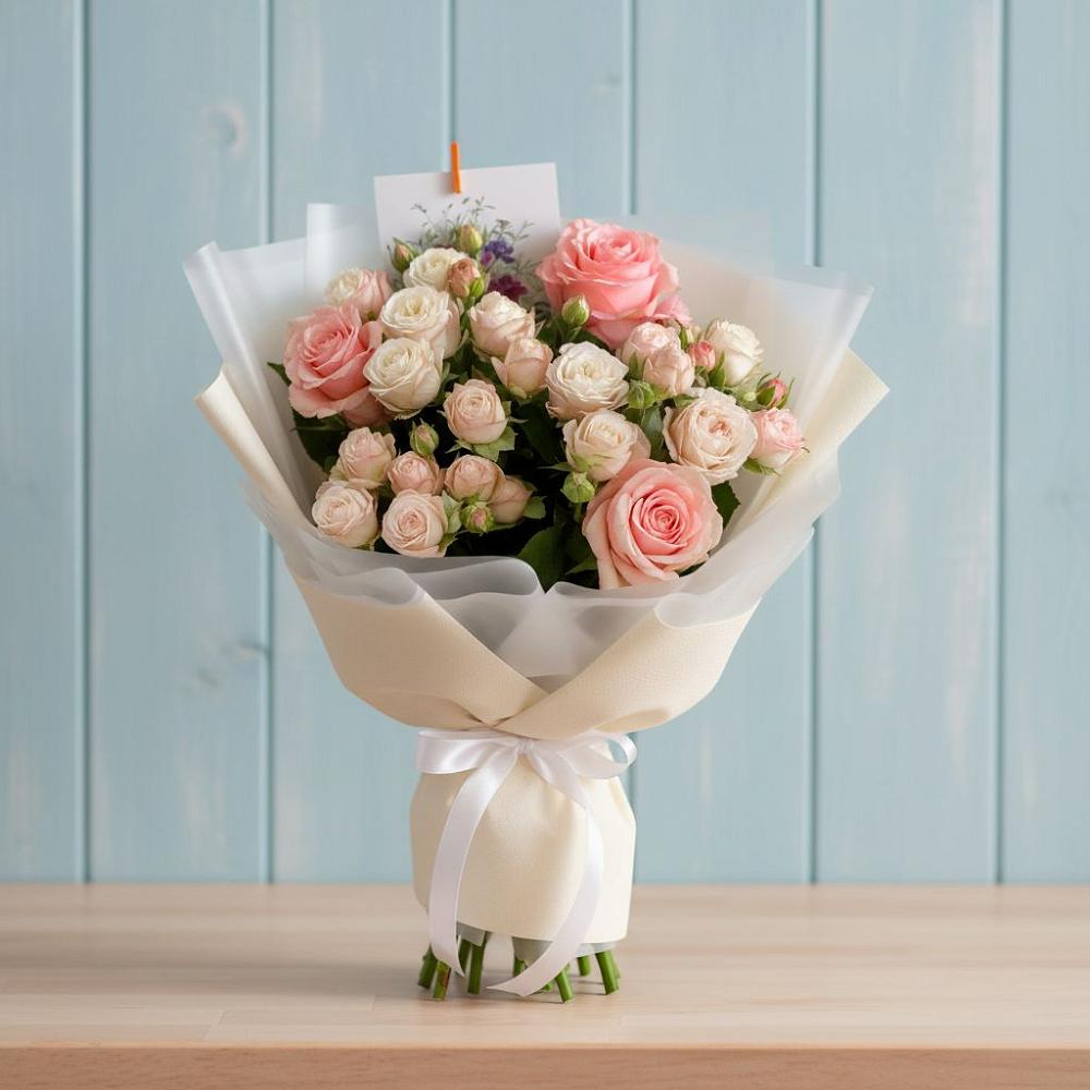 Букет цветов из: Розы в Задонске