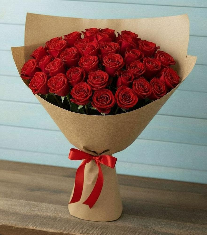 Букет Красные розы Милано в Задонске