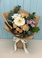 Букет цветов из:  Герберы и Хризантемы в Задонске