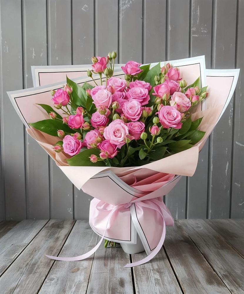 Букет Розовый кустик в Задонске
