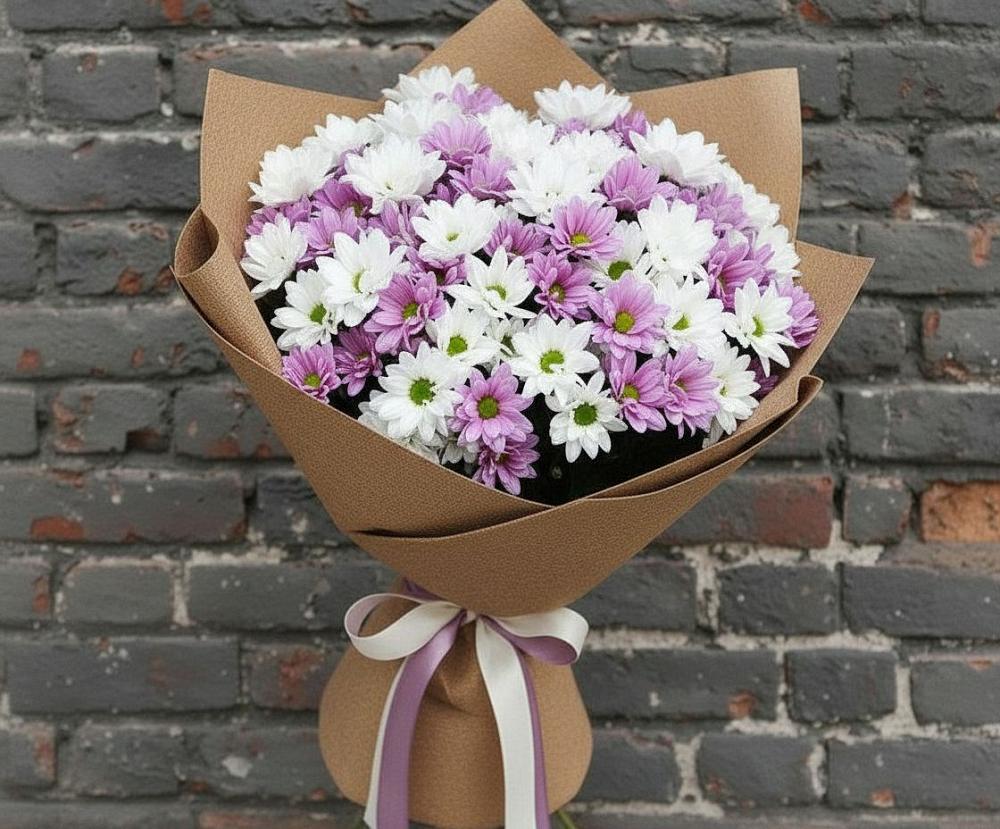 Букет цветов из: Хризантемы в Задонске