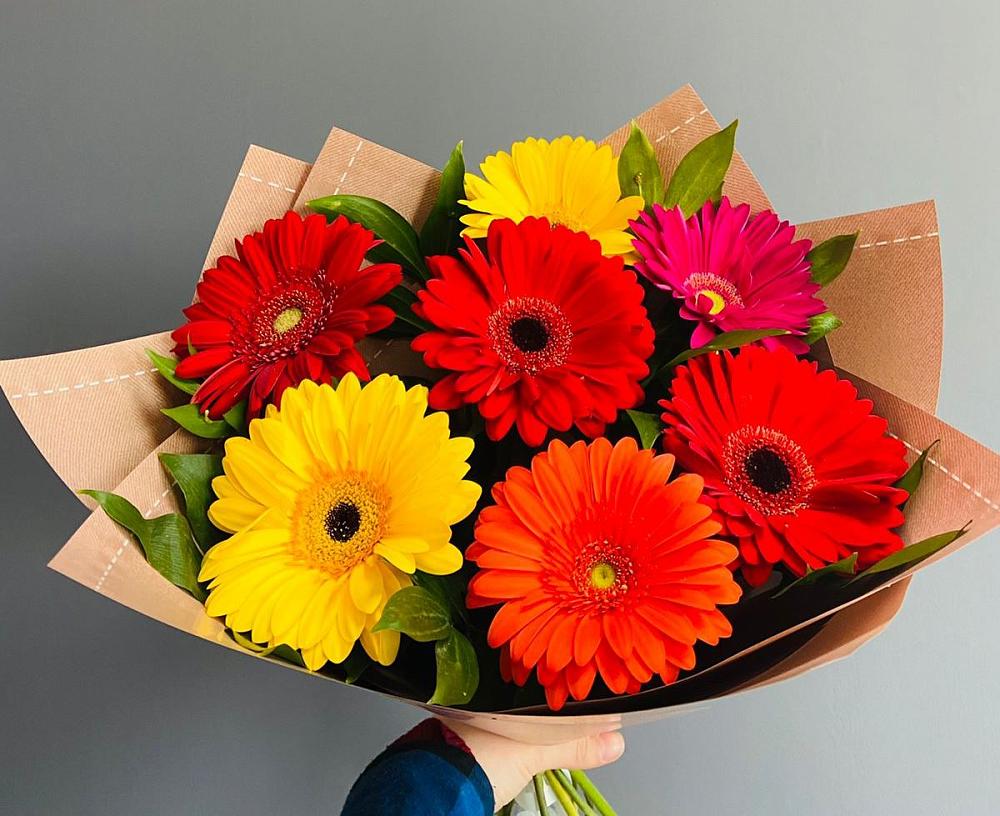 Букет цветов из: Герберы в Задонске