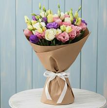 Букет цветов из:  Лизиантусы в Задонске